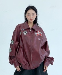 【極美品】URBAN BARON ライダースジャケット 刺繍 yb0923eltn42ft-1.jpg