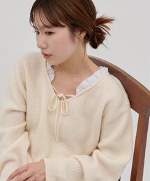 【umm】WEB限定レース使い2WAYプルオーバー
