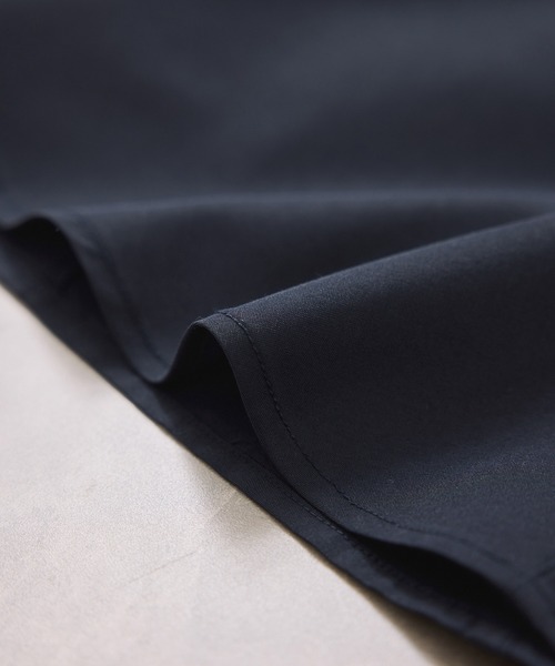 VIS(ビス)の「ヘムデザインフレアシャツ/イージーケア(シャツ/ブラウス・レディース・ネイビー/ホワイト系その他/サックスブルー・FREE)」の14枚目の写真