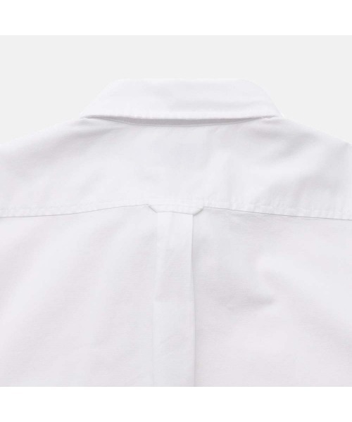 Timberland（ティンバーランド）の「半袖 ヤーン ダイ オックスフォード シャツ メンズ（シャツ/ブラウス・メンズ・ホワイト・LARGE/MEDIUM/SMALL/X-LARGE/XX-LARGE）」の4枚目の写真