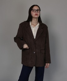 J by blue(ジェイバイブルー)のスウェードテーラードジャケット(テーラードジャケット)