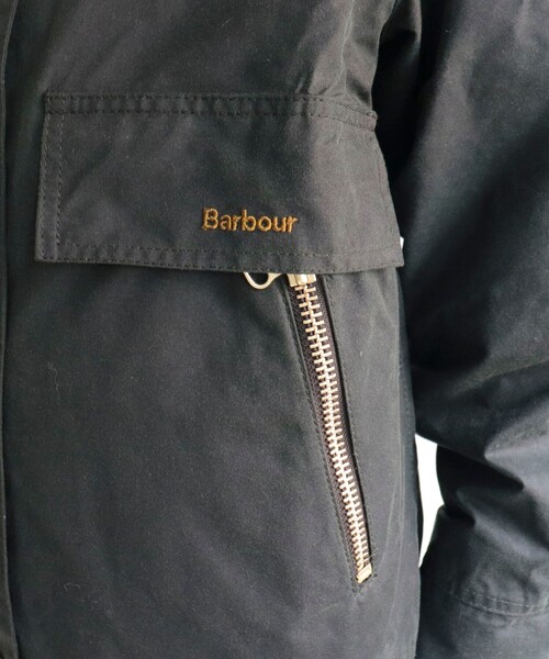 Barbour（バブアー）の「【BARBOUR/バブアー】 COTTON WAX JACKET（ブルゾン・レディース・カーキ/ブラック・38）」の18枚目の写真