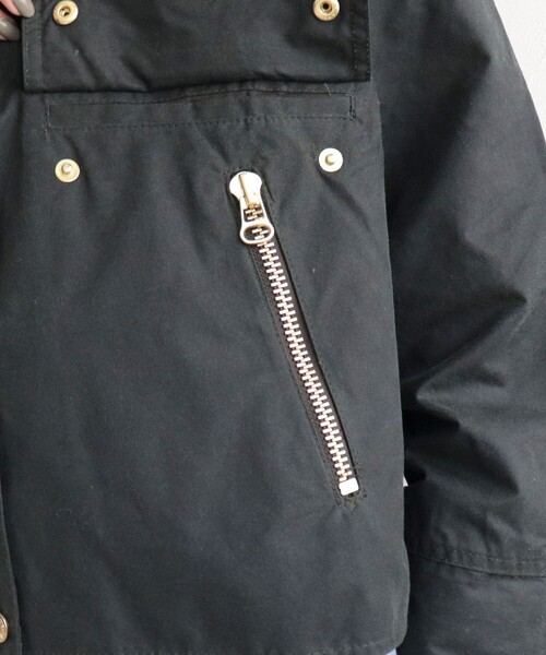 Barbour（バブアー）の「【BARBOUR/バブアー】 COTTON WAX JACKET（ブルゾン・レディース・カーキ/ブラック・38）」の17枚目の写真