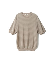 SEAGREEN | SEAGREEN(シーグリーン) PAPER KNIT BORDER T-SHIRT(Tシャツ/カットソー)