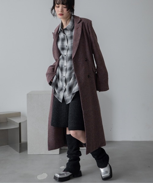 入手困難✨現行タグ ドルチェ&ガッバーナ チェスターコート ミックスツイード TICCA｜ウール ミックス ツイード テント コート tbda-243-fn - Piu di