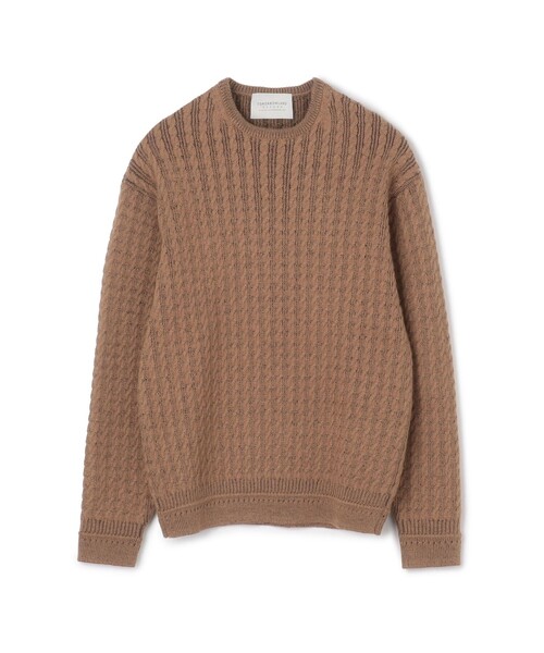 セール】TOMORROWLAND tricot アルパカポリエステルケーブル クルー