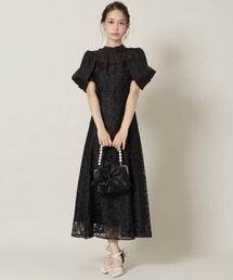 WILLSELECTION | シアーベールレースワンピース(ドレス)