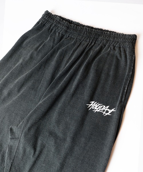 HOLIDAY（ホリデイ）の「SUPER FINE DRY DAMAGE WIDE PANTS スーパーファインドライダメージワイドパンツ（その他パンツ・レディース・レッド/シルバーグレー/ブラック・ONE SIZE）」の5枚目の写真
