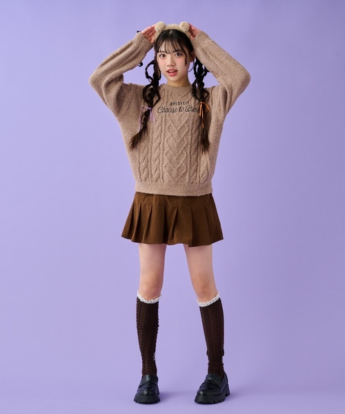 by LOVEiT（バイラビット）の「タックティアードスカート（スカート・キッズ・グレー/ブラック/ピンク/ブラウン・120cm/140cm/150cm/160cm/130cm）」の21枚目の写真