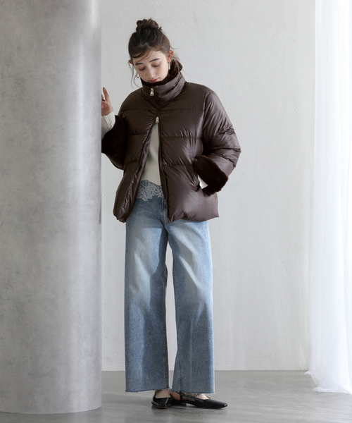 セール】インナーファーダウン（ダウンジャケット/コート）｜La