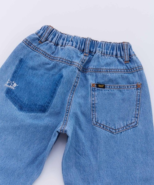 Ocean&Ground（オーシャン&グラウンド）の「Jr.ﾘﾗｯｸｽﾌｨｯﾄﾃｰﾊﾟｰﾄﾞﾃﾞﾆﾑﾊﾟﾝﾂ（デニムパンツ・キッズ・ケミカルウォッシュ/ダークインディゴブルー/ブラック・160/150）」の22枚目の写真