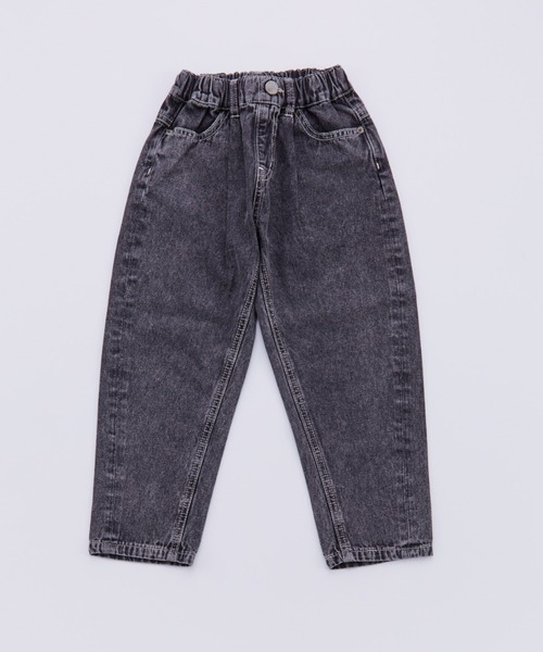 Ocean&Ground（オーシャン&グラウンド）の「Jr.ﾘﾗｯｸｽﾌｨｯﾄﾃｰﾊﾟｰﾄﾞﾃﾞﾆﾑﾊﾟﾝﾂ（デニムパンツ・キッズ・ケミカルウォッシュ/ダークインディゴブルー/ブラック・160/150）」の20枚目の写真
