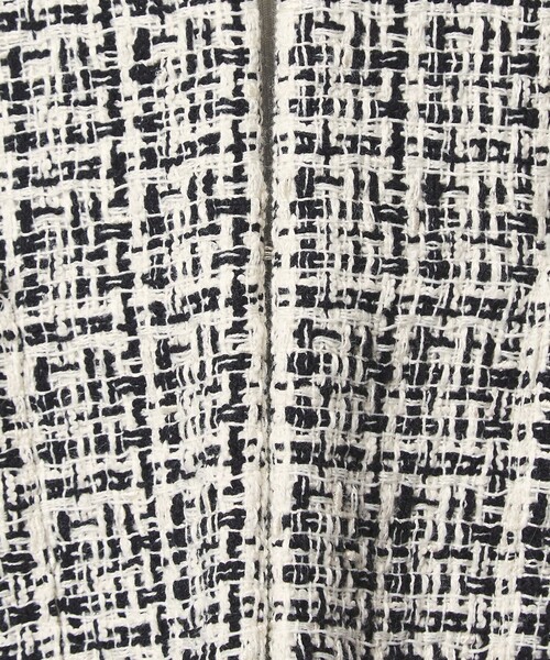 green label relaxing（グリーンレーベルリラクシング）の「ツイードライク ノーカラー ジャケット（ノーカラージャケット・レディース・ネイビー/その他1・38/36）」の6枚目の写真