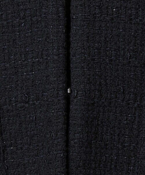 green label relaxing（グリーンレーベルリラクシング）の「ツイードライク ノーカラー ジャケット（ノーカラージャケット・レディース・ネイビー/その他1・38/36）」の8枚目の写真