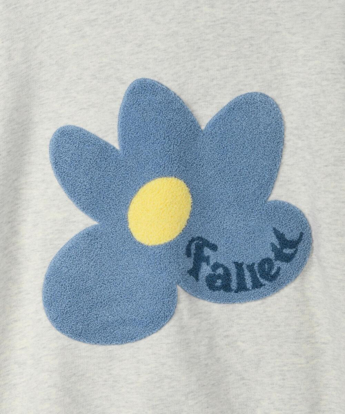 Fallett(ファレット)の「ブックルフラワーマンツーマンオートミール(スウェット・レディース・その他・LARGE/SMALL/MEDIUM)」の3枚目の写真