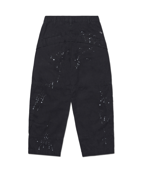 NOMANUAL(NOMANUAL)の「PAINTED DOUBLE KNEE PANTS - WASHED BLACK(その他パンツ・レディース・その他・MEDIUM/LARGE/SMALL/X-LARGE)」の8枚目の写真
