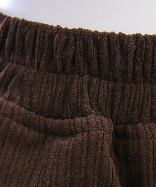 clear（クリア）の「コーデュロイ裾フリルショートパンツ［大人 カジュアル 着回し力抜群］≪AW新作≫（その他パンツ・レディース・ブラウン/アイボリー・F）」の8枚目の写真