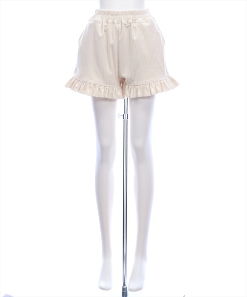 clear（クリア）の「コーデュロイ裾フリルショートパンツ［大人 カジュアル 着回し力抜群］≪AW新作≫（その他パンツ・レディース・ブラウン/アイボリー・F）」の18枚目の写真