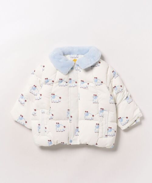 moimoln(モイモルン)の「【ReRe】シャーベットパデットフェザーコート(ブルゾン・キッズ・イエロー/ブルー・90cm/100cm/110cm/120cm/130cm)」の11枚目の写真