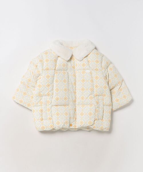 moimoln(モイモルン)の「【ReRe】シャーベットパデットフェザーコート(ブルゾン・キッズ・イエロー/ブルー・90cm/100cm/110cm/120cm/130cm)」の14枚目の写真