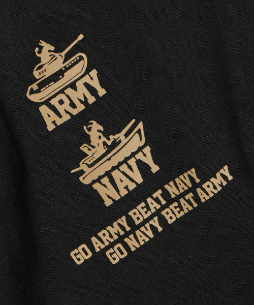 FRIZMWORKS(フリズムワークス)の「ARMY-NAVY GAME L/S TEE _ BLACK(Tシャツ/カットソー・メンズ・その他・MEDIUM/LARGE/SMALL/X-LARGE)」の6枚目の写真