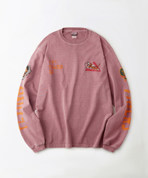 OUTSTANDING（アウトスタンディング）の「MIL SERIES LONG SLEEVE(74TH FIGHTER SQ)_PIGMENT PINK（Tシャツ/カットソー）」