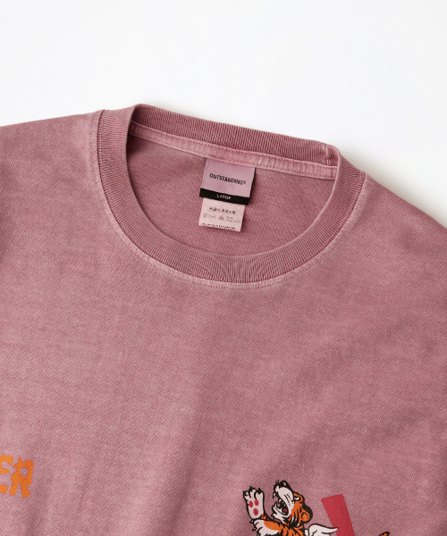 OUTSTANDING(アウトスタンディング)の「MIL SERIES LONG SLEEVE(74TH FIGHTER SQ)_PIGMENT PINK(Tシャツ/カットソー・レディース・その他・SMALL/MEDIUM/LARGE)」の18枚目の写真