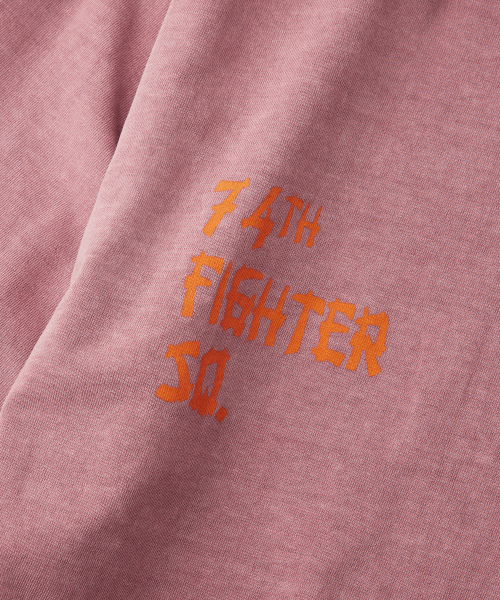 OUTSTANDING(アウトスタンディング)の「MIL SERIES LONG SLEEVE(74TH FIGHTER SQ)_PIGMENT PINK(Tシャツ/カットソー・レディース・その他・SMALL/MEDIUM/LARGE)」の16枚目の写真