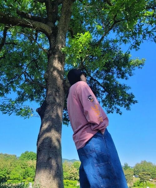 OUTSTANDING(アウトスタンディング)の「MIL SERIES LONG SLEEVE(74TH FIGHTER SQ)_PIGMENT PINK(Tシャツ/カットソー・レディース・その他・SMALL/MEDIUM/LARGE)」の11枚目の写真
