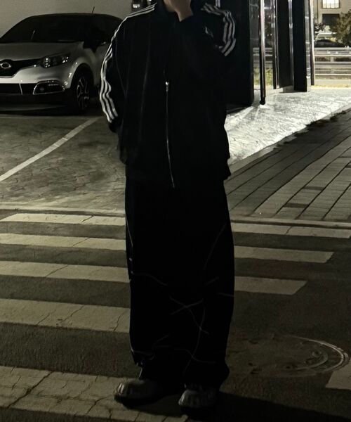 NOMANUAL(NOMANUAL)の「S.L WIDE PANTS - BLACK(その他パンツ・レディース・その他・MEDIUM/LARGE/SMALL)」の4枚目の写真