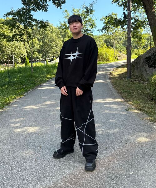 NOMANUAL(NOMANUAL)の「S.L WIDE PANTS - BLACK(その他パンツ・レディース・その他・MEDIUM/LARGE/SMALL)」の7枚目の写真