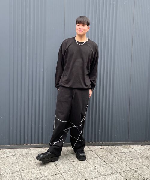 NOMANUAL(NOMANUAL)の「S.L WIDE PANTS - BLACK(その他パンツ・レディース・その他・MEDIUM/LARGE/SMALL)」の9枚目の写真