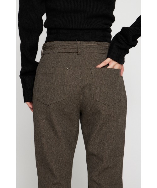 LAGUA GEM(ラグアジェム)の「CORSAGE BELT SET FLARE パンツ(その他パンツ・レディース・ブラック/ブラウン・X-SMALL/SMALL/MEDIUM)」の12枚目の写真