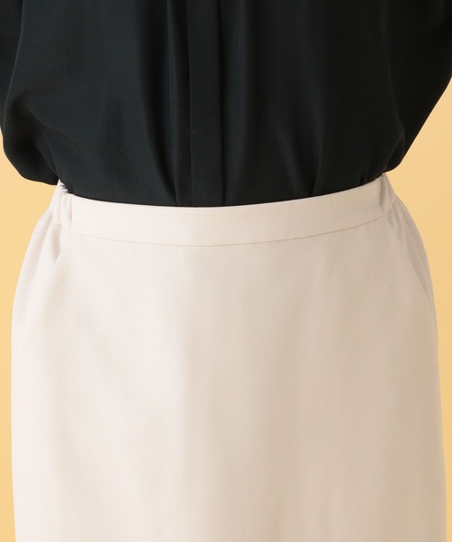 Elura（エルーラ）の「≪入卒/セレモニー/通勤≫ダブルクロススカート＜低身長サイズあり＞/603866（スカート・レディース・ブラック/アイボリー/ネイビー・FREE(S)/FREE）」の16枚目の写真