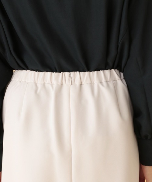Elura（エルーラ）の「≪入卒/セレモニー/通勤≫ダブルクロススカート＜低身長サイズあり＞/603866（スカート・レディース・ブラック/アイボリー/ネイビー・FREE(S)/FREE）」の18枚目の写真