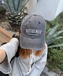 ISOOK | 【ISOOK / アイスー】ビンテージライク刺繍ロゴキャップ / 刺繍キャップ ベースボールキャップ ロゴキャップ 古着風 グリーン ブラック ZOZOTOWN限定(キャップ)