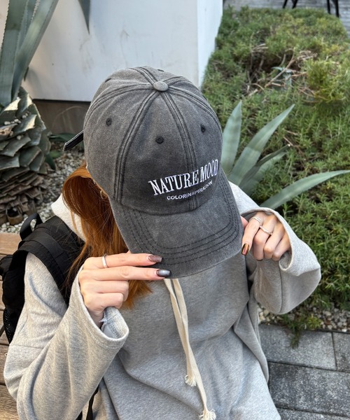 ISOOK（アイスー）の「【ISOOK / アイスー】ビンテージライク刺繍ロゴキャップ / 刺繍キャップ ベースボールキャップ ロゴキャップ 古着風 グリーン ブラック ZOZOTOWN限定（キャップ・レディース・グリーン/ブラック・FREE）」の4枚目の写真