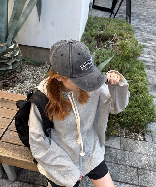 ISOOK（アイスー）の「【ISOOK / アイスー】ビンテージライク刺繍ロゴキャップ / 刺繍キャップ ベースボールキャップ ロゴキャップ 古着風 グリーン ブラック ZOZOTOWN限定（キャップ・レディース・グリーン/ブラック・FREE）」の5枚目の写真