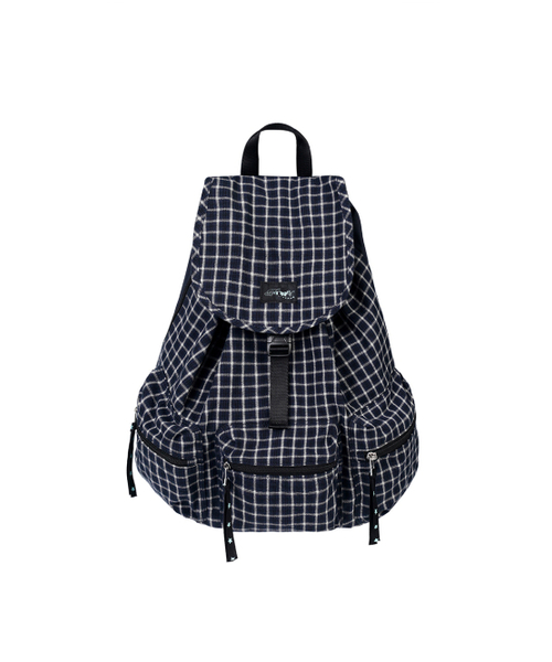 FENNEC（フェネック）の「BERRY POCKET BACKPACK LARGE - CHECK NAVY（バックパック/リュック・レディース・その他・FREE）」の2枚目の写真