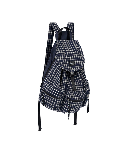 FENNEC（フェネック）の「BERRY POCKET BACKPACK LARGE - CHECK NAVY（バックパック/リュック・レディース・その他・FREE）」の4枚目の写真