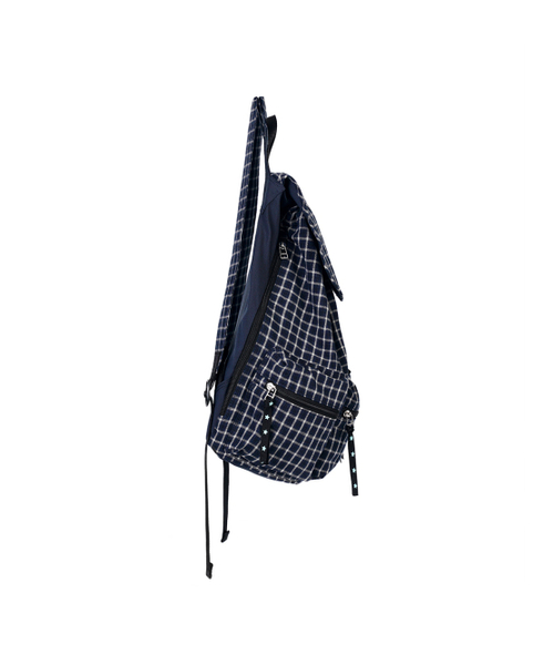 FENNEC（フェネック）の「BERRY POCKET BACKPACK LARGE - CHECK NAVY（バックパック/リュック・レディース・その他・FREE）」の5枚目の写真
