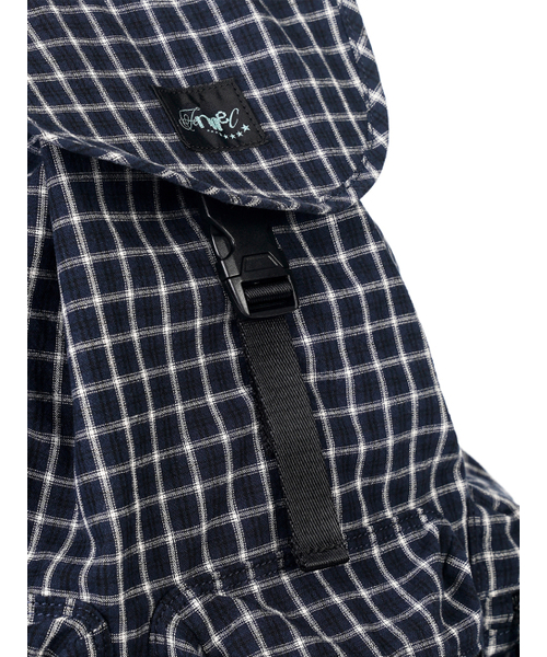 FENNEC（フェネック）の「BERRY POCKET BACKPACK LARGE - CHECK NAVY（バックパック/リュック・レディース・その他・FREE）」の9枚目の写真
