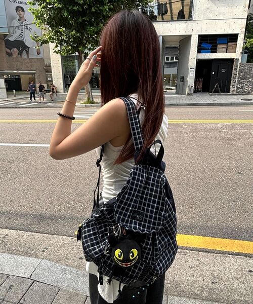 FENNEC（フェネック）の「BERRY POCKET BACKPACK LARGE - CHECK NAVY（バックパック/リュック・レディース・その他・FREE）」の15枚目の写真