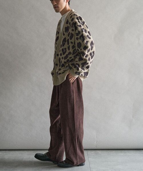 CRAFT STANDARD BOUTIQUE（クラフトスタンダードブティック）の「総柄ニットカーディガン（カーディガン/ボレロ・メンズ・レオパード/その他13・M/L）」の7枚目の写真