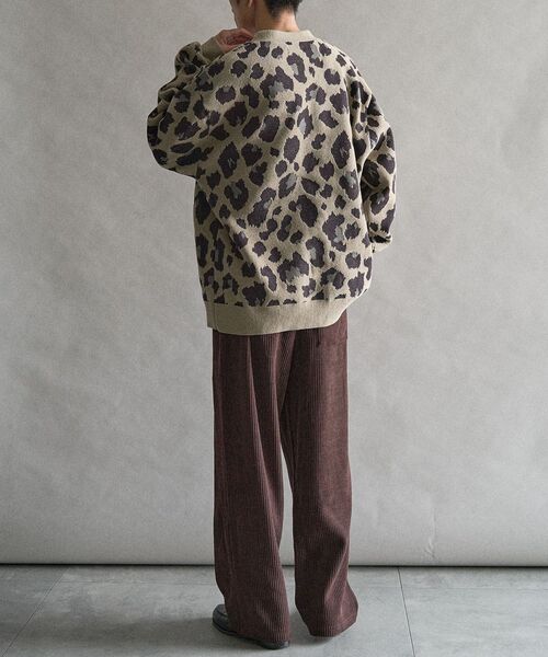 CRAFT STANDARD BOUTIQUE（クラフトスタンダードブティック）の「総柄ニットカーディガン（カーディガン/ボレロ・メンズ・レオパード/その他13・M/L）」の8枚目の写真