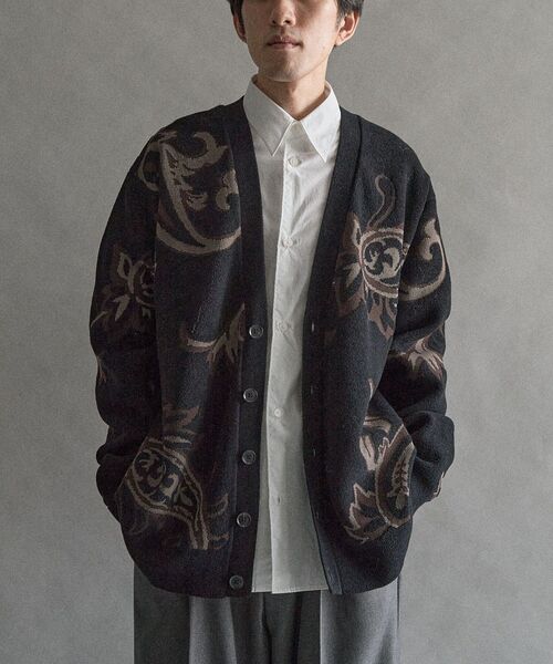 CRAFT STANDARD BOUTIQUE（クラフトスタンダードブティック）の「総柄ニットカーディガン（カーディガン/ボレロ・メンズ・レオパード/その他13・M/L）」の9枚目の写真