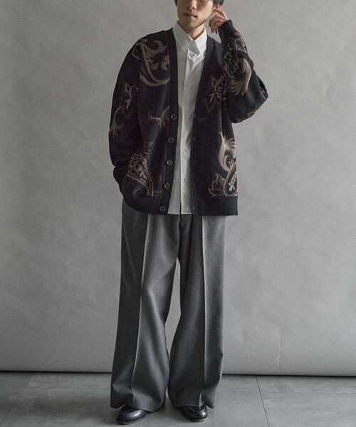 CRAFT STANDARD BOUTIQUE（クラフトスタンダードブティック）の「総柄ニットカーディガン（カーディガン/ボレロ・メンズ・レオパード/その他13・M/L）」の12枚目の写真