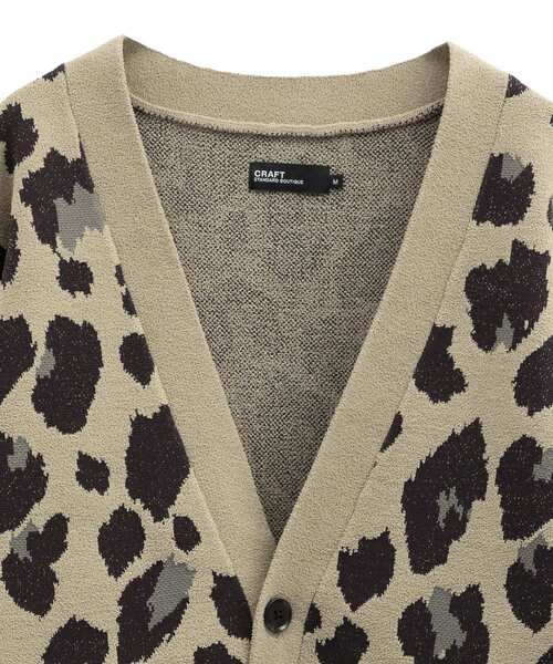 CRAFT STANDARD BOUTIQUE（クラフトスタンダードブティック）の「総柄ニットカーディガン（カーディガン/ボレロ・メンズ・レオパード/その他13・M/L）」の17枚目の写真