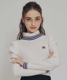 REDYAZEL | ［FILA×REDYAZEL］ラインタートルニットプルオーバー(ニット/セーター)