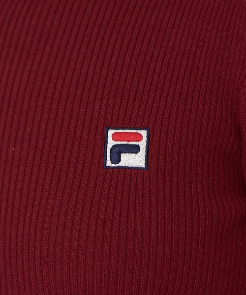 REDYAZEL（レディアゼル）の「［FILA×REDYAZEL］ラインタートルニットプルオーバー（ニット/セーター・レディース・ブラック/レッド/ネイビー/オフホワイト・FREE）」の21枚目の写真